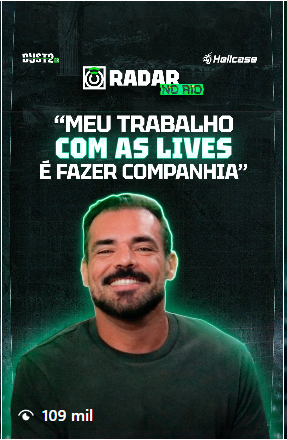 Short-form clip — Meu trabalho com as lives é fazer companhia